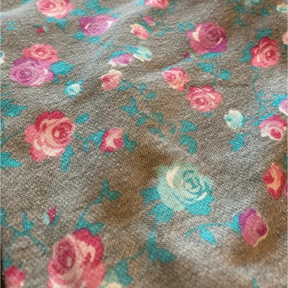 Garanimals Toddler Sweatpants with Flowers • Roses - Girls Sweat Pants Size 3T - Picture 3 of 3